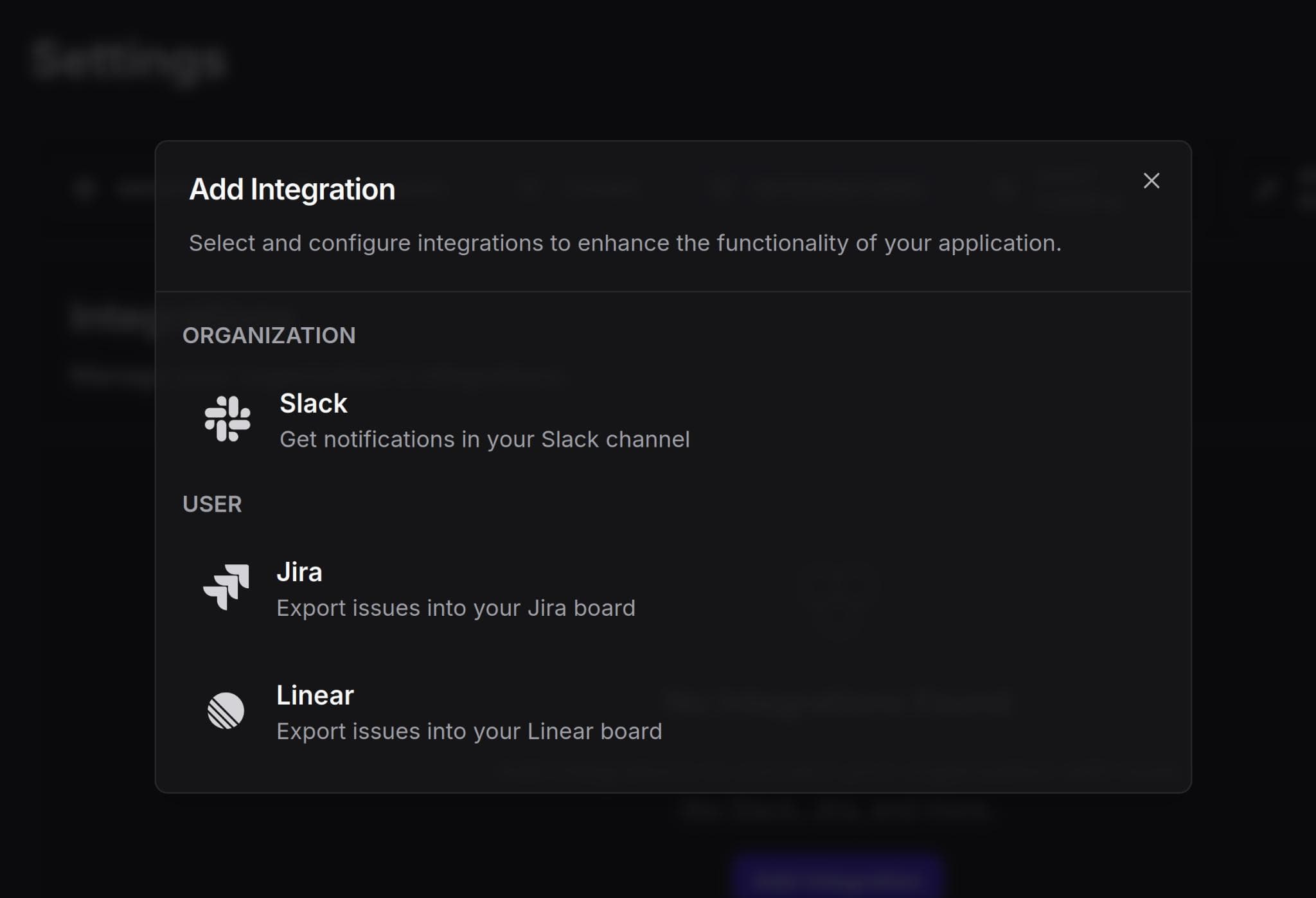 Workflow Integration